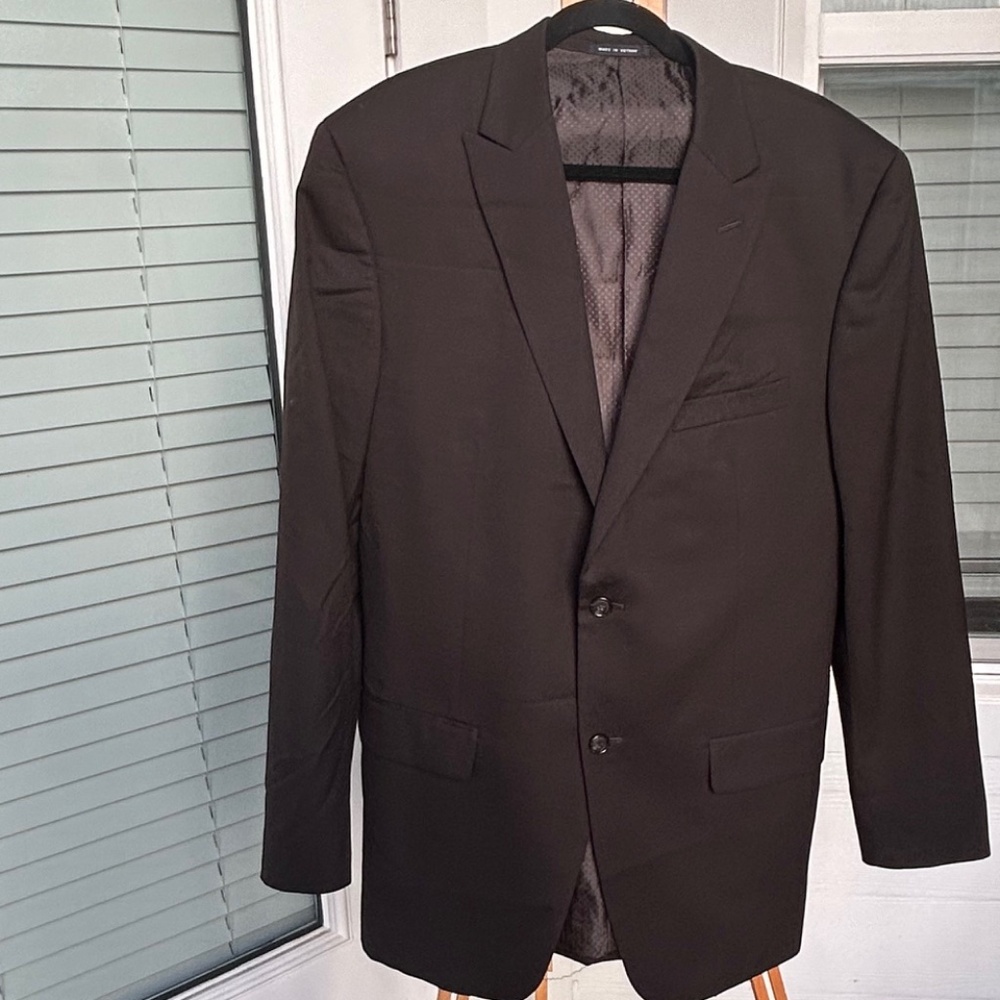 Alfani Two Button 100% Wool Blazer